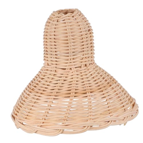 SEWACC Handgefertigter Rattan Lampenschirm Boho Vintage Pendelleuchte Lampenabdeckung für Wohnzimmer Schlafzimmer Küche mit Kunstvollem Handgewebtem Naturmaterial Rustikal und Gemütlich SEWACC Handgefertigter Rattan Lampenschirm Boho Vintage Pendelleuchte Lampenabdeckung für Wohnzimmer Schlafzimmer Küche mit Kunstvollem Handgewebtem Naturmaterial Rustikal und Gemütlich von SEWACC