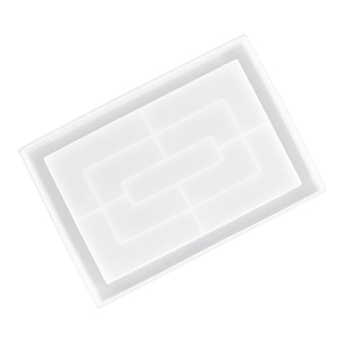 SEWACC Handgemachte Epoxidharz Gießform Silikonform DIY Blumentopf Halter Tablett Form für Blumenständer und Aufbewahrung Glatte Oberfläche Leicht Entformbar Vielseitig für von SEWACC