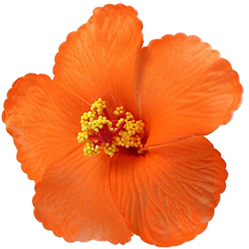 SEWACC 1 STK Hibiskusblüten Blumendekor Hibiscus Hawaii Urlaub The Holiday Haarnadeln hochzeitsdeko künstliche Blumen Gastgeschenke Foto Haarschmuck Blumenclip Strauß Bankett Dekorationen von SEWACC