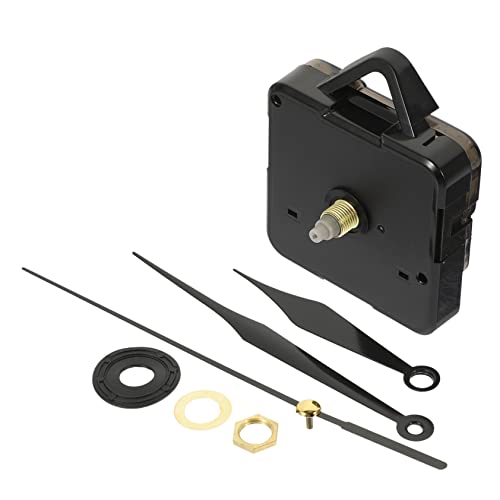 SEWACC Hochdrehmoment Geräuschloses Uhrwerk mit Langem Schaft DIY Wanduhr Mechanismus Reparatur Kit Präzise Zeitmessung Einfache Installation Passend für Diverse Uhrenrahmen von SEWACC