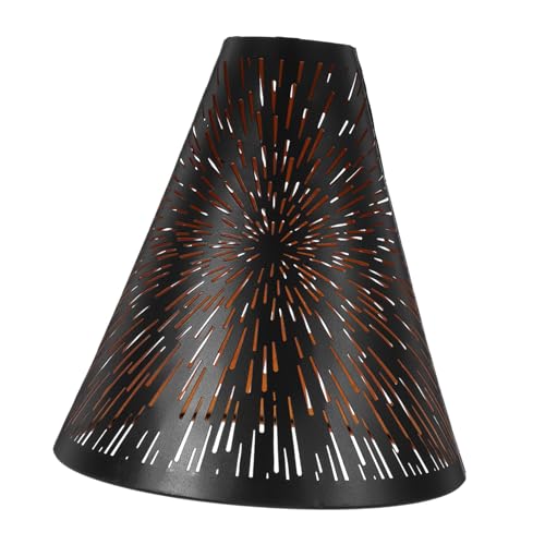 SEWACC Hohler Lampenschirm Schwarzer Metall Lampenschirm mit Gestuftem Design für Stehlampe und Pendelleuchte Durchmesser Moderner und Eleganter Look für Wohnräume SEWACC Hohler Lampenschirm Schwarzer Metall Lampenschirm mit Gestuftem Design für Stehlampe und Pendelleuchte Durchmesser Moderner und Eleganter Look für Wohnräume von SEWACC