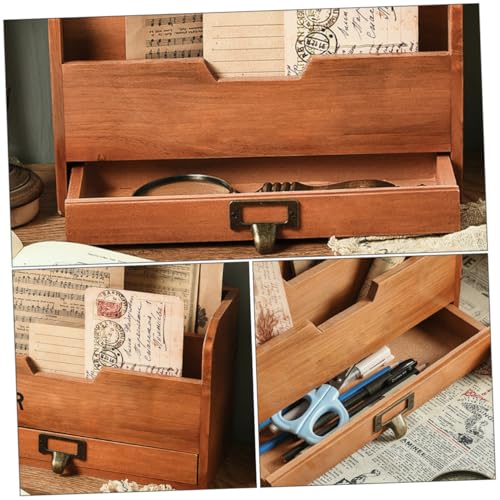 SEWACC Holz Desktop Bücherregal Mehrschichtiges Aufbewahrungsregal Schreibtisch Organizer für Büro Zuhause Dormitory Robustes Holzregal zur Dokumentenablage SEWACC Holz Desktop Bücherregal Mehrschichtiges Aufbewahrungsregal Schreibtisch Organizer für Büro Zuhause Dormitory Robustes Holzregal zur Dokumentenablage von SEWACC