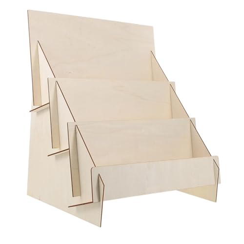 SEWACC Holz Displayständer Stufiger Kartenhalter Stabile Desktop Aufbewahrung für Postkarten Fotos Büroorganisation Natürlicher Holzlook für Schreibtisch und Arbeitsbereich SEWACC Holz Displayständer Stufiger Kartenhalter Stabile Desktop Aufbewahrung für Postkarten Fotos Büroorganisation Natürlicher Holzlook für Schreibtisch und Arbeitsbereich von SEWACC