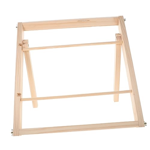 SEWACC Holzbandhalter Organizer Rack für Bastelbänder und Geschenkpapier Stabiles Reihiges Aufbewahrungsregal Platzsparend Einfach zu Montieren für Bastel und Kunsthandwerk SEWACC Holzbandhalter Organizer Rack für Bastelbänder und Geschenkpapier Stabiles Reihiges Aufbewahrungsregal Platzsparend Einfach zu Montieren für Bastel und Kunsthandwerk von SEWACC