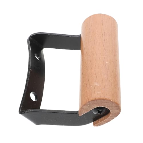 SEWACC Holzgriff für Töpfe Universeller Verbrühungs Ersatzgriff mit Doppelohr Design für Verschiedene Kochgeschirrtypen Hitzebeständig und für Sicheres und Handhaben der Küche von SEWACC