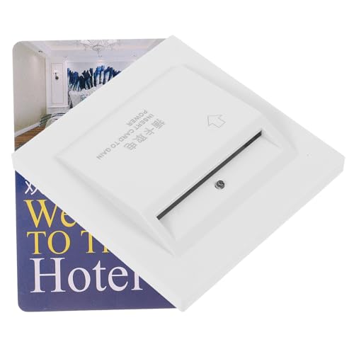 SEWACC Hotel Steckkarten Stromsparschalter Leiter Verzögerungsschalter Weiß für Gästehaus Zimmer Energieverwaltung von SEWACC