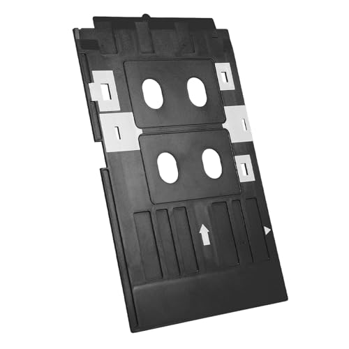 SEWACC Kartendrucker Tray für PVC Karten Praktisches Verschleißfestes Tablett Kompatibel mit Einfache Installation Klarer Druck Langlebiger Kartenhalter für Ausweisdruck von SEWACC