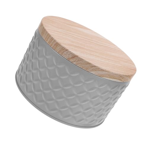 SEWACC Keksdose Mit Deckel Runde Metallbox Aufbewahrungsbehälter Für Kuchen Süßigkeitenbox Keksbehälter Aus Eisen Luftdichte Keksdose Weihnachtsplätzchendose Metallbox Für Kekse Leere Bac von SEWACC