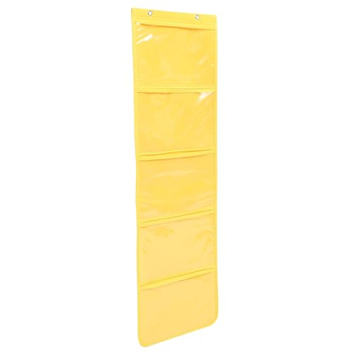 SEWACC Kindergarten Hängetasche Gelb Fächer Transparent Zeichnungen Aufbewahrung Wand Organizer Tasche für Malerei Kunstwerke Buch Aufhängung SEWACC Kindergarten Hängetasche Gelb Fächer Transparent Zeichnungen Aufbewahrung Wand Organizer Tasche für Malerei Kunstwerke Buch Aufhängung von SEWACC