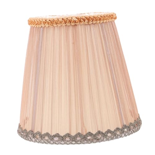 SEWACC Kleiner Stofflampenschirm für Wand und Deckenlampen Eleganter Handgenähter Lampenschirm für Kronleuchter und Wandlampen Romantische für Ihr Zuhause von SEWACC