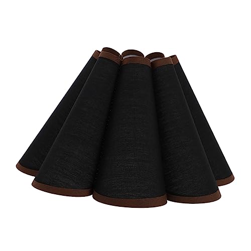SEWACC Kreativer Lampenschirm Stoff Faltbarer Blütenlampenschirm Schwarz für Wand und Tischlampen Moderner Einfacher Lampenschirm für Wohnzimmer Schlafzimmer und Büro SEWACC Kreativer Lampenschirm Stoff Faltbarer Blütenlampenschirm Schwarz für Wand und Tischlampen Moderner Einfacher Lampenschirm für Wohnzimmer Schlafzimmer und Büro von SEWACC