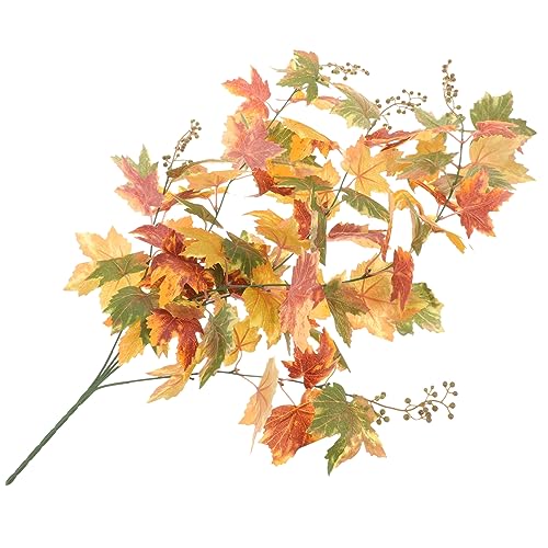 SEWACC Künstliche Ahornblatt Girlande mit Beeren Herbstliche Deko für Erntedankfest und Thanksgiving Wetterfeste Herbstgirlande für Innen und Außen Herbstliche Wand und Fensterdekoration SEWACC Künstliche Ahornblatt Girlande mit Beeren Herbstliche Deko für Erntedankfest und Thanksgiving Wetterfeste Herbstgirlande für Innen und Außen Herbstliche Wand und Fensterdekoration von SEWACC