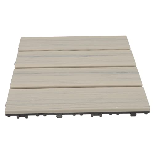 SEWACC Kunststoff Fliesen Outdoor Bodenbelag und Langlebig für Garten Balkon Terrasse und Badezimmer DIY Fußboden mit Feiner Verarbeitung und Hochwertigem Material von SEWACC