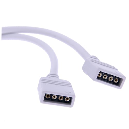 SEWACC LED Rgb Verteilerkabel Fach Splitter Pin Verlängerungskabel Weiß für LED Streifen Smd Kunststoff Kompatibel mit Rgb Lichtstreifen Verteiler für Verbindungen SEWACC LED Rgb Verteilerkabel Fach Splitter Pin Verlängerungskabel Weiß für LED Streifen Smd Kunststoff Kompatibel mit Rgb Lichtstreifen Verteiler für Verbindungen von SEWACC