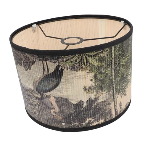 SEWACC Lampenschirm Vintage Deckenleuchte Lampenabdeckung für Pendelleuchte Kronleuchter Wohnzimmer Esszimmer Rustikale Hängeleuchte Natürliche Warme Atmosphäre von SEWACC