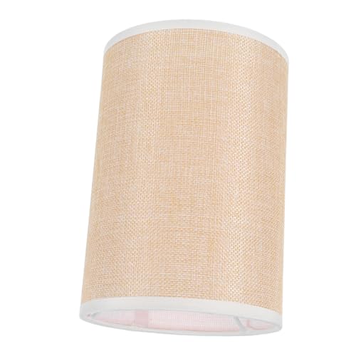SEWACC Lampenschirm aus Stoff Zylindrischer Lampenschirm Beige Leinen Kompatibel für Tisch Steh Hängelampen Sanfte Lichtstreuung für Wohnzimmer Schlafzimmer Esszimmer SEWACC Lampenschirm aus Stoff Zylindrischer Lampenschirm Beige Leinen Kompatibel für Tisch Steh Hängelampen Sanfte Lichtstreuung für Wohnzimmer Schlafzimmer Esszimmer von SEWACC