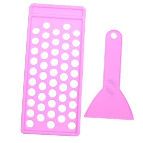 SEWACC Lippenbalsam Füllset mit Spatel Langlebiges PP Lippenstift Behälter Tablett DIY Lippenpflege Zubehör Wiederverwendbar Leicht und Handlich für Selbstgemachte Kosmetik von SEWACC
