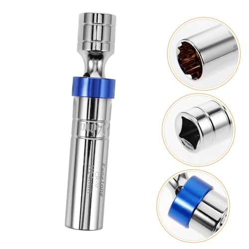 SEWACC Magnetische Zündkerzensteckdose mit Robustem Material Schwenkbarem Design und Starkem Magnet für Sicheren Halt Kompakt und Leicht für Einfache Handhabung bei Reparaturen von SEWACC