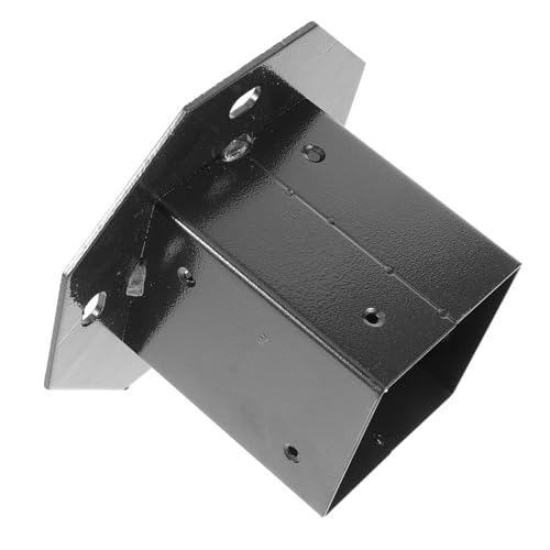 SEWACC Mailbox Post Protector Verstellbare Metallstütze für Briefkastenhalterung für Zaun Terrasse und Garten Langlebig und Stabil Schützt Ihre Pfosten von SEWACC