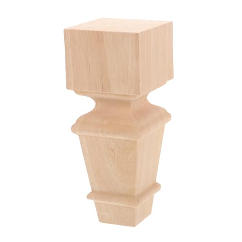 SEWACC Massive Holz Möbelfüße Ersatz Beine für Schrank Sofa Tisch Stuhl Vielseitig Einsetzbar Robust Langlebig Natürlicher Holzton für Wohn und Schlafzimmer von SEWACC