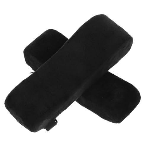 SEWACC Memory Foam Armlehnenpolster für Bürostuhl und Gamingstuhl Ergonomische Armlehnenkissen Abnehmbar Komfortabel Strapazierfähig Schwarz für Rollstühle und Büroarbeitsplätze von SEWACC