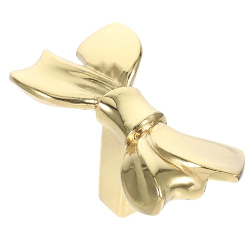 SEWACC Messing Bowknot Möbelgriff Schrankgriff Kommodenknopf Schubladengriff für Schuhschrank Kleiderschrank Bücherregal Installieren SEWACC Messing Bowknot Möbelgriff Schrankgriff Kommodenknopf Schubladengriff für Schuhschrank Kleiderschrank Bücherregal Installieren von SEWACC
