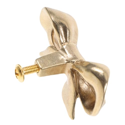 SEWACC Messing Bowknot Schrankknauf aus Messing Dekorativer Bow Geformter Möbelknopf Einfach zu Montierender Schrankegriff Vielseitig Einsetzbar für Kommode Kleiderschrank und SEWACC Messing Bowknot Schrankknauf aus Messing Dekorativer Bow Geformter Möbelknopf Einfach zu Montierender Schrankegriff Vielseitig Einsetzbar für Kommode Kleiderschrank und von SEWACC