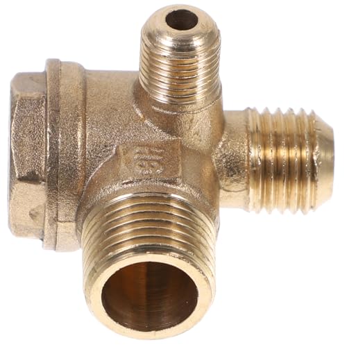 SEWACC Messing Luftkompressor Rückschlagventil mit Gewinde Langlebiges Pneumatisches Anschlussventil Einfache Installation Geeignet für Ölfreie Kompressoren Kompatibel mit Standard SEWACC Messing Luftkompressor Rückschlagventil mit Gewinde Langlebiges Pneumatisches Anschlussventil Einfache Installation Geeignet für Ölfreie Kompressoren Kompatibel mit Standard von SEWACC