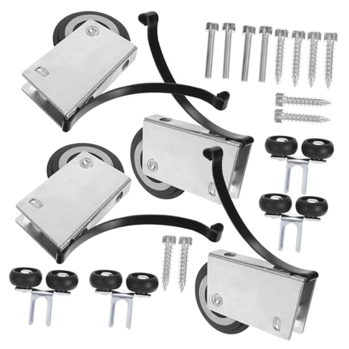 SEWACC Metall Tragfähige Laufrolle für Glas Schranktüren Geräuscharm Robustes Material Geeignet für Schiebetüren Fenster Schränke und Kleiderschränke SEWACC Metall Tragfähige Laufrolle für Glas Schranktüren Geräuscharm Robustes Material Geeignet für Schiebetüren Fenster Schränke und Kleiderschränke von SEWACC