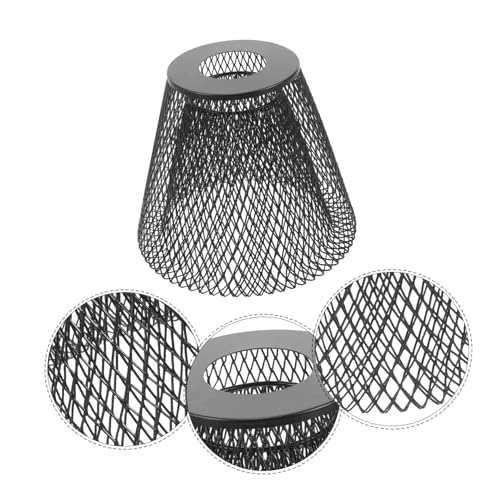 SEWACC Metallkäfig Lampenschirm Trapezform Hohler Mesh Lampenschirm Deckenlampe Pendelleuchte Modern Leichtgewichtig Für Wohn Und Gastronomiebereich von SEWACC