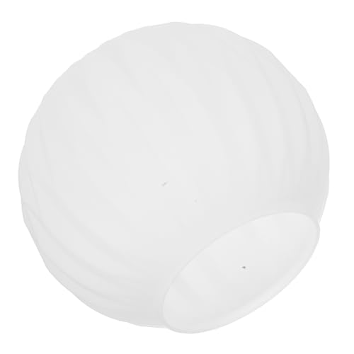 SEWACC Milchglas Lampenschirm mit Streifen für Leuchtmittel Eleganter Pendelleuchten Lampenschirm für Wohnzimmer und Schlafzimmer SEWACC Milchglas Lampenschirm mit Streifen für Leuchtmittel Eleganter Pendelleuchten Lampenschirm für Wohnzimmer und Schlafzimmer von SEWACC