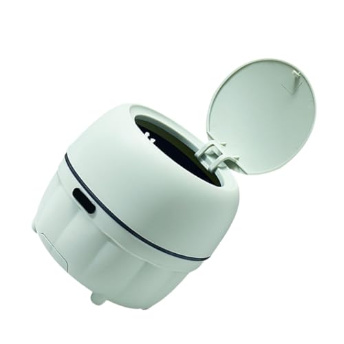 SEWACC Mini Desktop Mülleimer mit Deckel Niedlicher Tischabfallbehälter Handyhalter für Büro Schlafzimmer Küche für Schreibtisch und Ablage Vielseitig Einsetzbar Einfach zu Reinigen von SEWACC