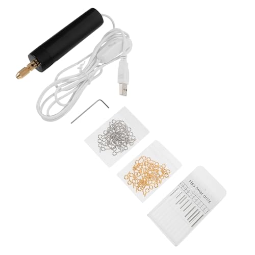 SEWACC Mini Elektro Handbohrer USB Wiederaufladbar Kompakt und Leicht Robustes Material für Schmuckherstellung und DIY Zubehör Praktisch und Tragbar Teiliges SEWACC Mini Elektro Handbohrer USB Wiederaufladbar Kompakt und Leicht Robustes Material für Schmuckherstellung und DIY Zubehör Praktisch und Tragbar Teiliges von SEWACC