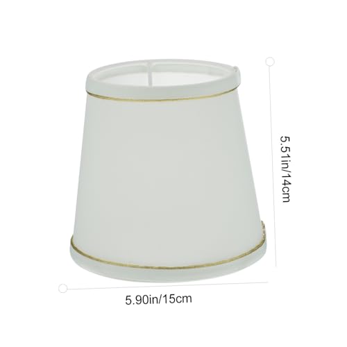 SEWACC Moderner Stoff lampenschirm Lampenbezug aus Hochwertigem Stoff Installieren Blendfrei Stilvoller Ersatzschirm für Wohnzimmer Büro und Schlafzimmer Dezentes Design für Angenehmes von SEWACC