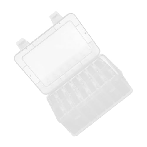 SEWACC Multifunktionale Mini Aufbewahrungsbox mit Deckel Tragbare Kunststoffbox zur Schmuck und Perlenaufbewahrung Stapelbar Leicht für Büro Schlafzimmer und Bastelbedarf von SEWACC