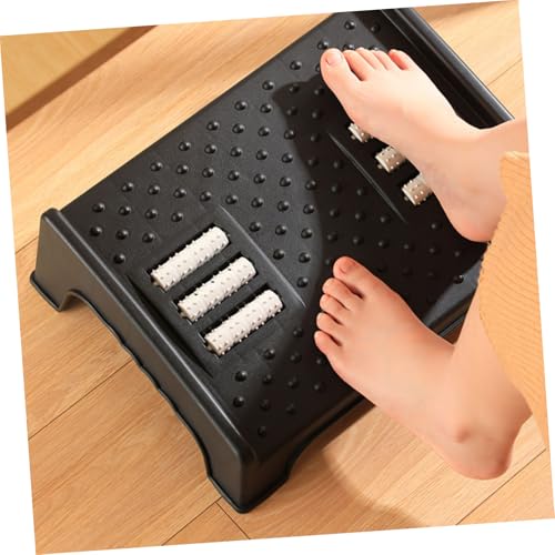 SEWACC Multifunktionaler Kunststoff Fußhocker Rutschfester Fußhocker für Schreibtisch Ergonomischer Fußständer Stabiles Design für Büro und Zuhause Komfortable Fußablage von SEWACC