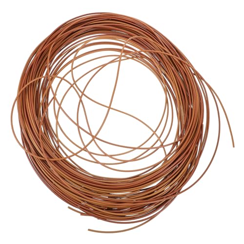 SEWACC Multifunktionales Kunststoff Rattan Reparaturband Orange Farbverlauf Langlebiges Geflecht für Rattanmöbel Reparatur DIY Bastelmaterial für Garten und Balkonstühle von SEWACC