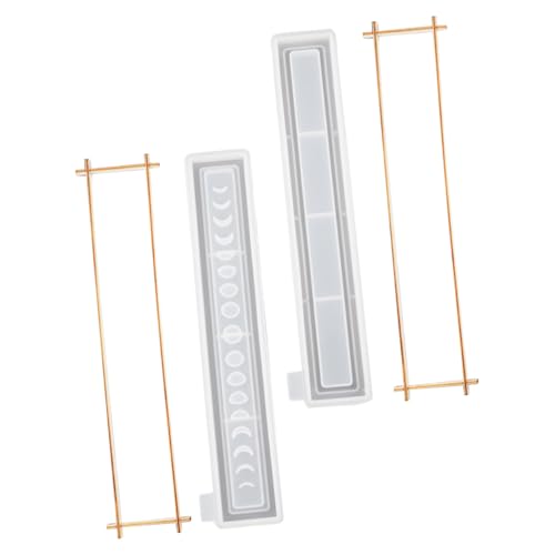 SEWACC Phase Of Moon Box Silikonform Teiliges Flexible Epoxidharz Gießform für Aufbewahrungsbox Langlebig Antihaftbeschichtet für DIY Bastelprojekte und Geschenkideen von SEWACC