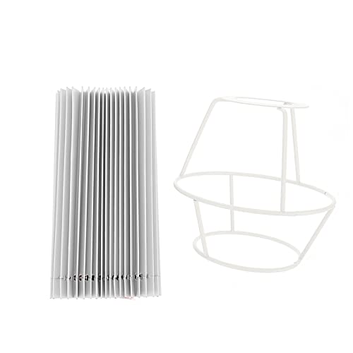 SEWACC Pleated Stoff Lampenschirm Tischlampe Lampenschirm Abdeckung Bedside Lamp Cover Warmes Licht Sanfte Beleuchtung Einfach Montage SEWACC Pleated Stoff Lampenschirm Tischlampe Lampenschirm Abdeckung Bedside Lamp Cover Warmes Licht Sanfte Beleuchtung Einfach Montage von SEWACC