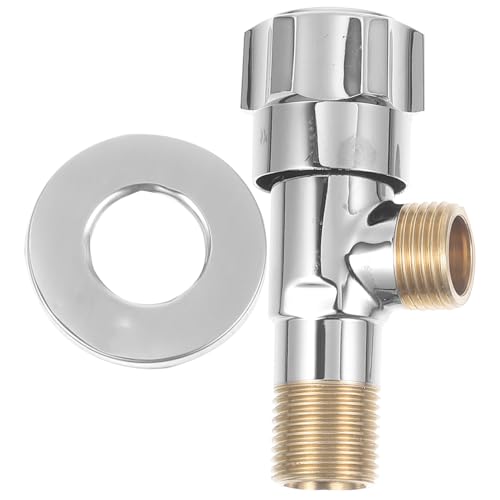 SEWACC Praktischer Eckventil Wasserhahn aus Langlebigem Messing mit Kupferzähnen Absperrbar Geeignet für Bad Wassererhitzer und Wasserspeicher Dicht Schließend Einfache Bedienung SEWACC Praktischer Eckventil Wasserhahn aus Langlebigem Messing mit Kupferzähnen Absperrbar Geeignet für Bad Wassererhitzer und Wasserspeicher Dicht Schließend Einfache Bedienung von SEWACC