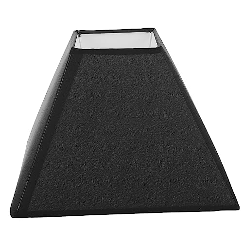 SEWACC Praktischer Stofflampenschirm Quadratisch Tischlampenabdeckung Schwarzem Polyester Langlebig und Schützend für Schreibtischlampen und Wohnräume SEWACC Praktischer Stofflampenschirm Quadratisch Tischlampenabdeckung Schwarzem Polyester Langlebig und Schützend für Schreibtischlampen und Wohnräume von SEWACC