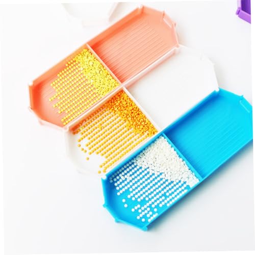 SEWACC Praktisches Teiliges Diamantmalerei Sortier mit Farbigen Trays und Pinseln Leichtes Langlebiges Kunststoff Tablett Zubehör zur Effizienten Aufbewahrung und Zufällige Farbe SEWACC Praktisches Teiliges Diamantmalerei Sortier mit Farbigen Trays und Pinseln Leichtes Langlebiges Kunststoff Tablett Zubehör zur Effizienten Aufbewahrung und Zufällige Farbe von SEWACC