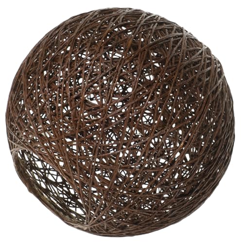 SEWACC Rattan Lampenschirm Geflochten Deckenleuchte Lampenabdeckung Langlebig Leicht für Schlafzimmer Wohnzimmer Vielseitig Einsetzbar SEWACC Rattan Lampenschirm Geflochten Deckenleuchte Lampenabdeckung Langlebig Leicht für Schlafzimmer Wohnzimmer Vielseitig Einsetzbar von SEWACC