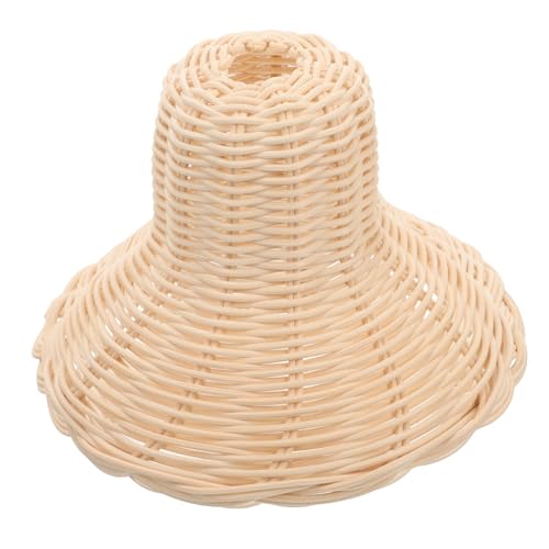 SEWACC Rattan Lampenschirm Handgewebt Pendelleuchten Ersatzschirm Rustikale Deckenleuchte Abdeckung Natürliche Farbe Stabile Struktur Geeignet für Hängende Lampen Wohnzimmer Schlafzimmer SEWACC Rattan Lampenschirm Handgewebt Pendelleuchten Ersatzschirm Rustikale Deckenleuchte Abdeckung Natürliche Farbe Stabile Struktur Geeignet für Hängende Lampen Wohnzimmer Schlafzimmer von SEWACC