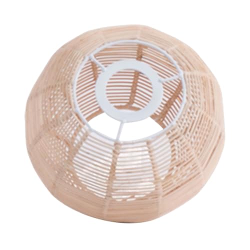 SEWACC Rattan Lampenschirm Handgewebt mit Fassung Kompakter Deckenleuchte Lampenschirm für Wohnzimmer Küche Rustikaler Indoor Lichtschutz Natürlicher Boho Stil Einzigartiges Design SEWACC Rattan Lampenschirm Handgewebt mit Fassung Kompakter Deckenleuchte Lampenschirm für Wohnzimmer Küche Rustikaler Indoor Lichtschutz Natürlicher Boho Stil Einzigartiges Design von SEWACC