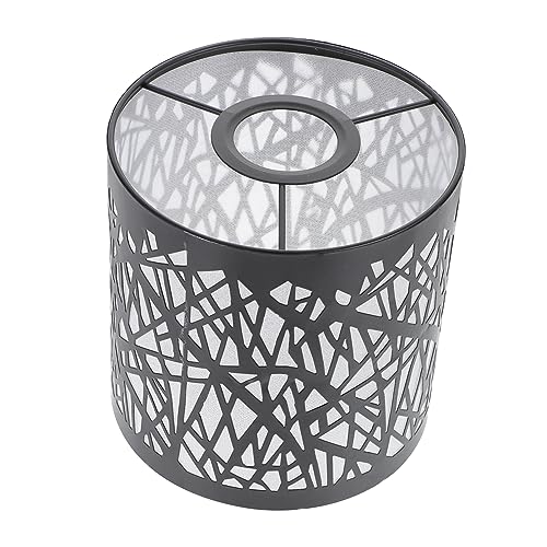 SEWACC Retro Lampenschirm Eisen im Vogelkäfig Design Geeignet für Stehlampe Wandleuchte und Deckenleuchte Augenschonend Schwarz Dekorativ und Langlebig von SEWACC