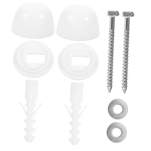 SEWACC Robustes Wc schraubenset aus Edelstahl Toilette Befestigungsschrauben mit Polierter Oberfläche Langlebige Ersatzteile für Toilettensitz Einfache Montage Passend für Standard wcs von SEWACC