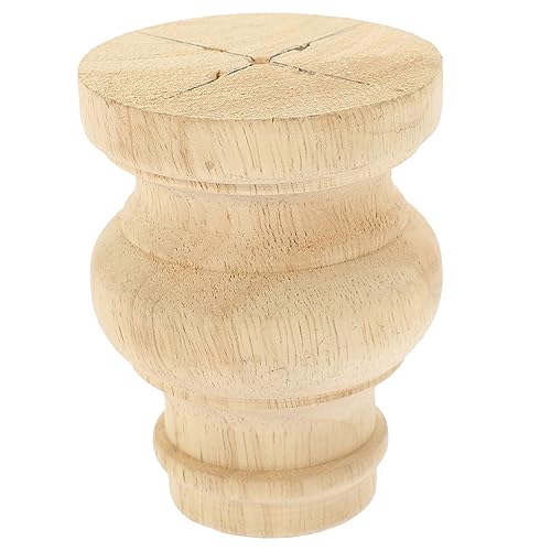 SEWACC Holzbeine Für Möbel Runde Couchfüße Aus Holz Tischbeine Schrankbeine Ersatz-möbelbeine Robuste Und Stabile Holzfüße Für Sofas Kommoden Und Andere Möbelstücke von SEWACC