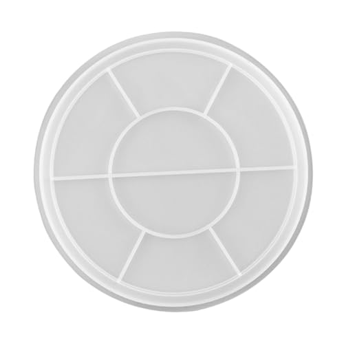 SEWACC Runde Silikonform für Epoxidharz Gießform Flexibles Transparentes Tablett mit Glatter Oberfläche Wiederverwendbar und Leicht zu Reinigen für DIY Aufbewahrungs und Obsttabletts SEWACC Runde Silikonform für Epoxidharz Gießform Flexibles Transparentes Tablett mit Glatter Oberfläche Wiederverwendbar und Leicht zu Reinigen für DIY Aufbewahrungs und Obsttabletts von SEWACC