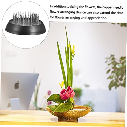 SEWACC Runder Blumenarrangement Halter Kupfernadel Floristik Steckdraht DIY Blumensteckhilfe Langlebiges Pflanzwerkzeug für Kreative Blumengestaltung von SEWACC